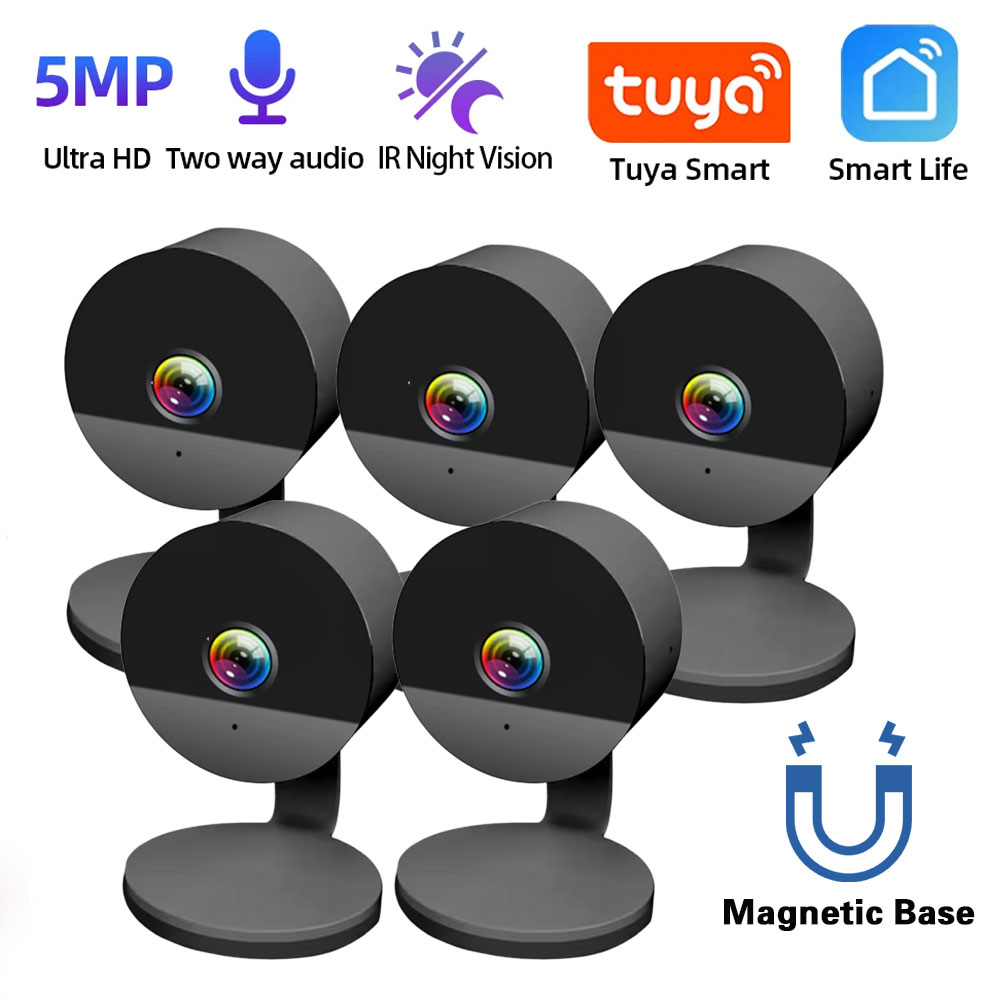 Cctv Camera System 8 Camera Wireless - Telecamera Magnetica Wireless 5MP Tuya con
