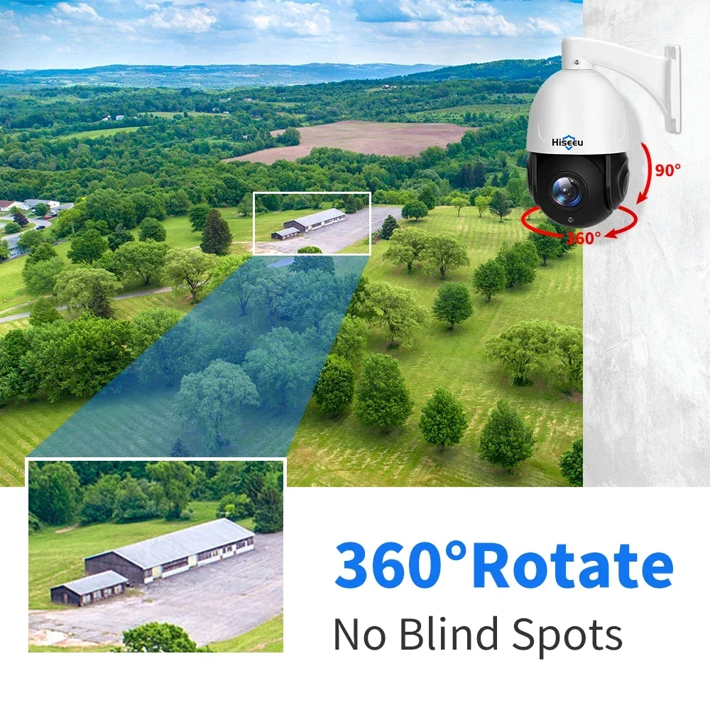 Poe Security Camera 8Mp 4K - Telecamera PTZ IP66 4K 8MP PoE