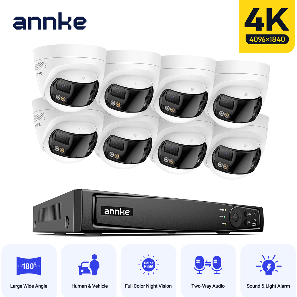 Poe Security Camera 8Mp 4K - ANNKE Sistema di telecamere di videosorveglianza