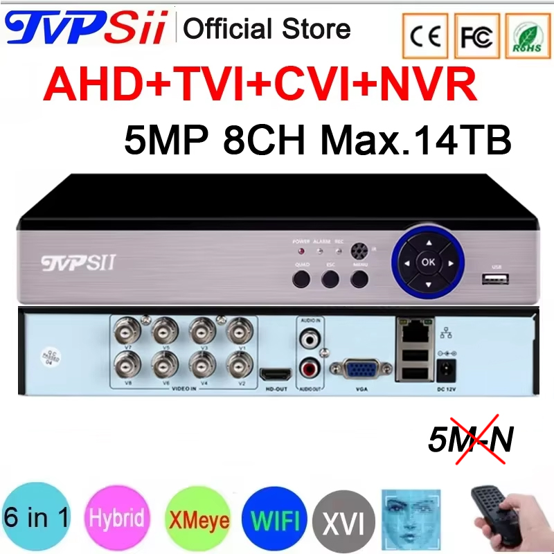 Cctv Hard Drive 4Tb Surveillance - XMeye Face Detection Audio H.265+ Reale