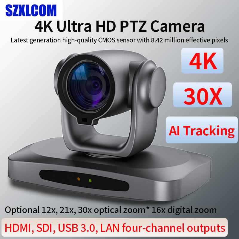 Ptz Camera 30X Zoom Poe - SZXLCOM Telecamera per conferenze PTZ 4K