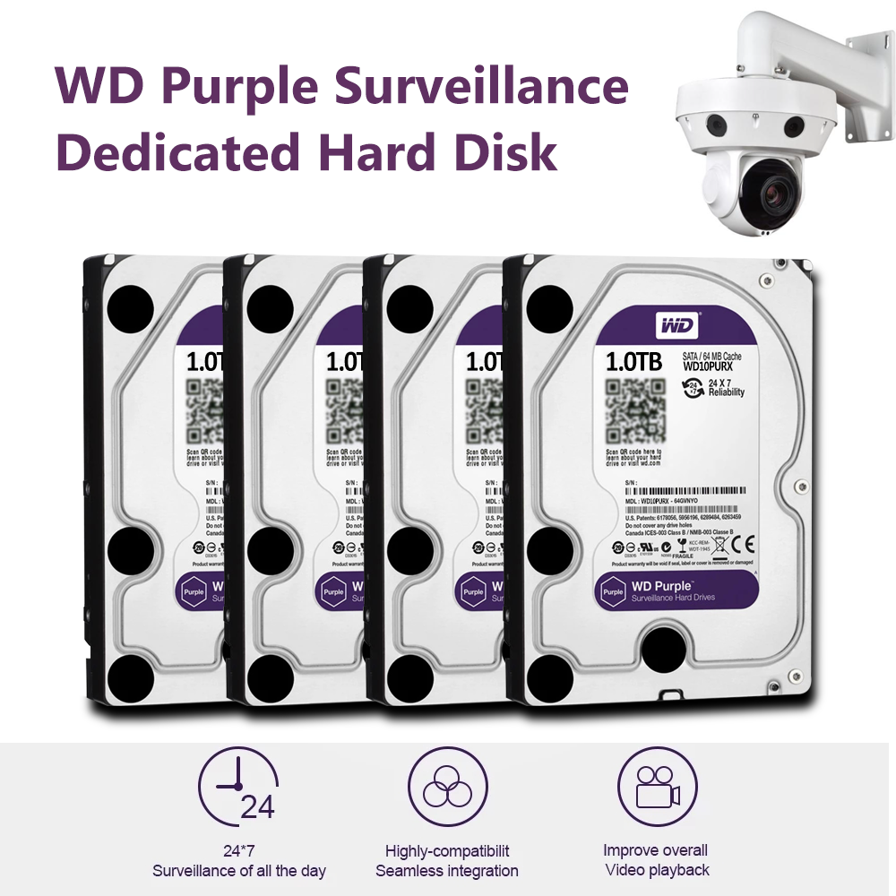 Cctv Hard Drive 4Tb Surveillance - Disco rigido MTStar 64M Cache Viola