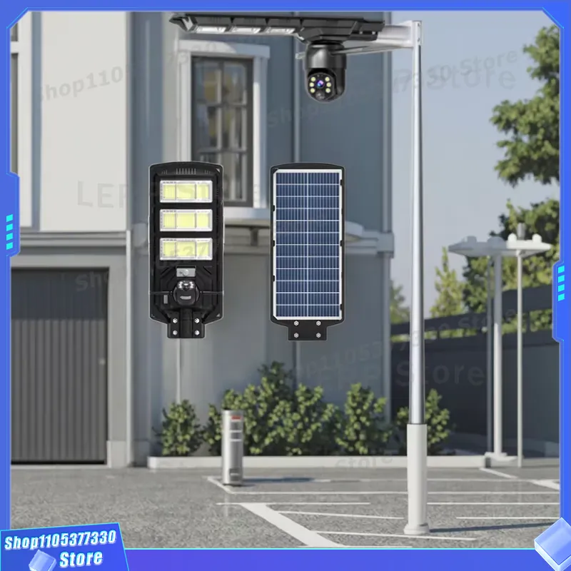 Security Camera System Solar 4G - Lampada Solare LED da Esterno in