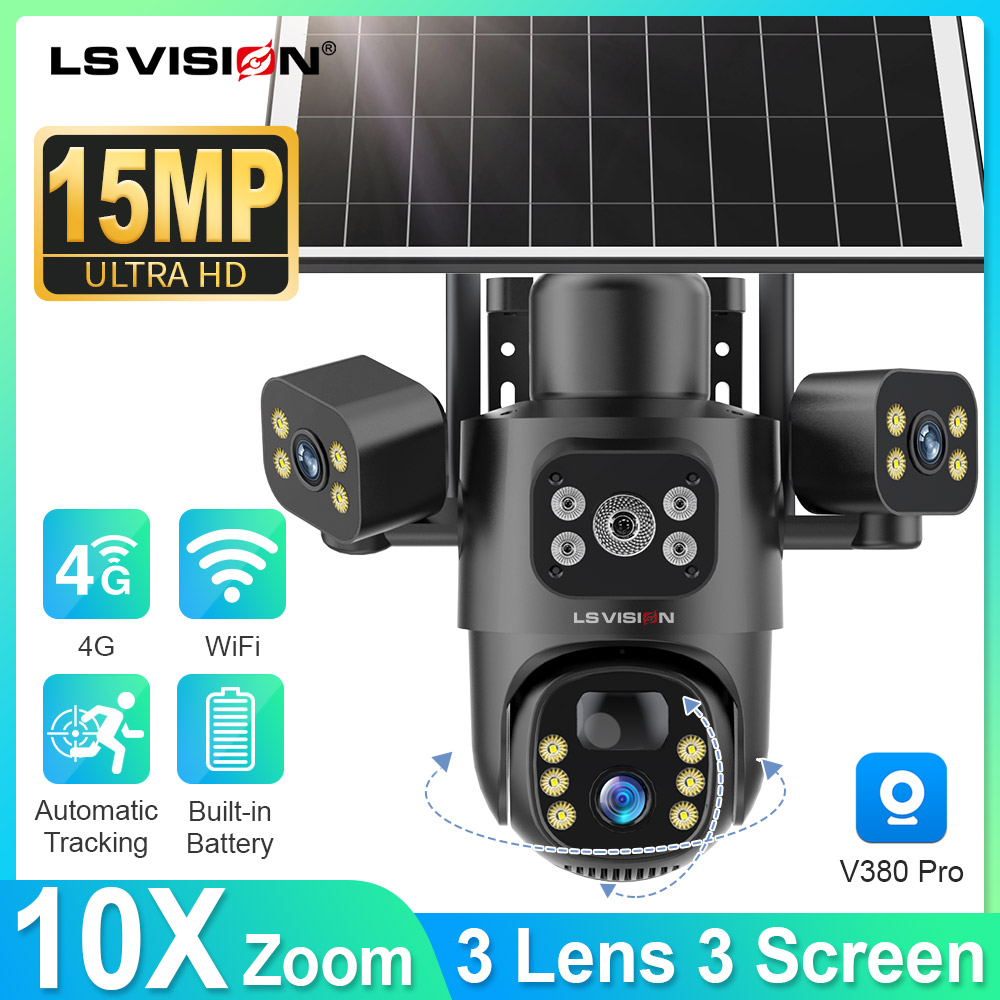 Security Camera System Solar 4G - LS VISION 4G / WiFi Telecamera