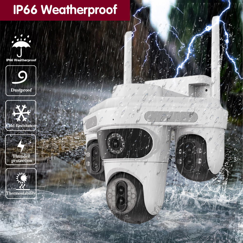 35MP 7 Obiettivo 4 Schermi Wif - Ip Camera 4K 8Mp Outdoor Ptz recensione e prezzo