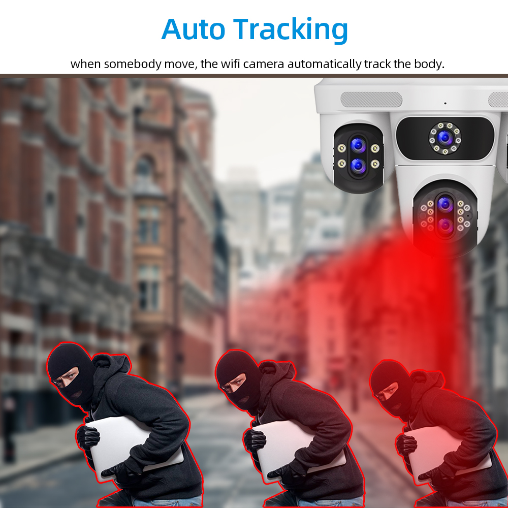 35MP 7 Obiettivo 4 Schermi Wif - Ip Camera 4K 8Mp Outdoor Ptz recensione e prezzo