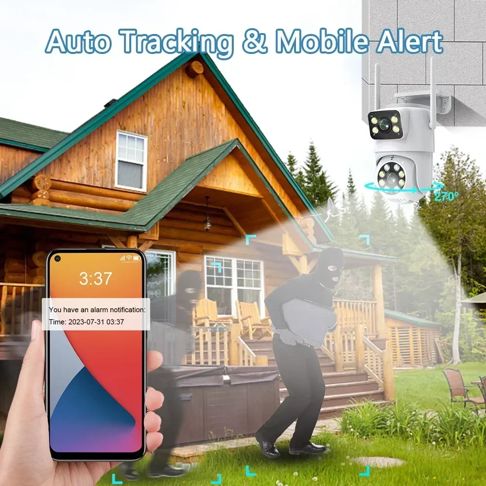Telecamera WIFI a doppio obiet - Ip Camera 4K 8Mp Outdoor Ptz recensione e prezzo