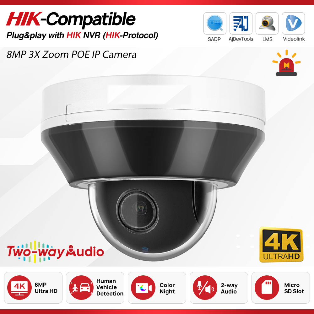Telecamera PTZ IR 4K 8MP con z - Hikvision Ip Camera 8Mp Dome recensione e prezzo