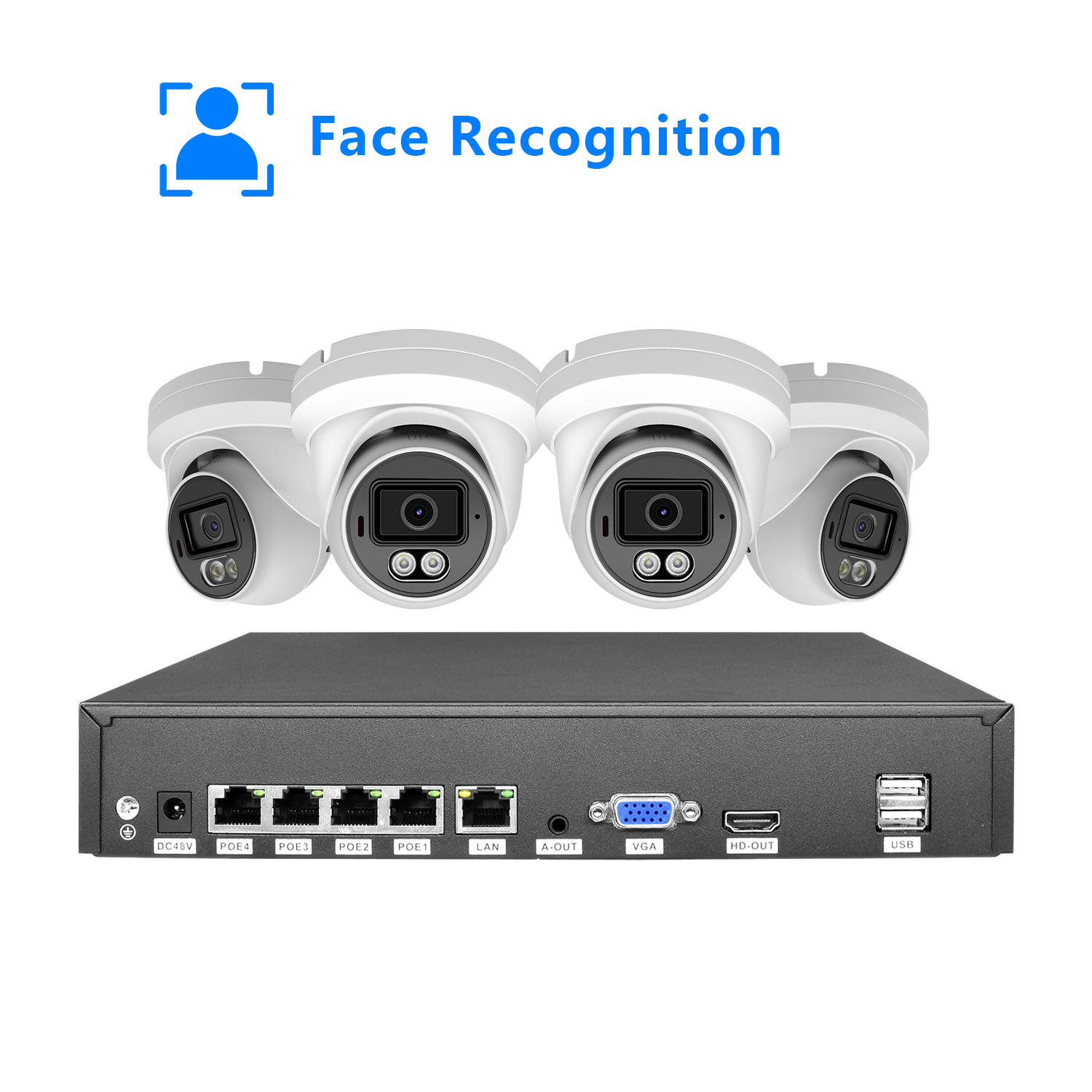 Kit NVR PoE a 4 Canali 5MP con - Nvr Kit 4 Camera 5Mp Poe recensione e prezzo