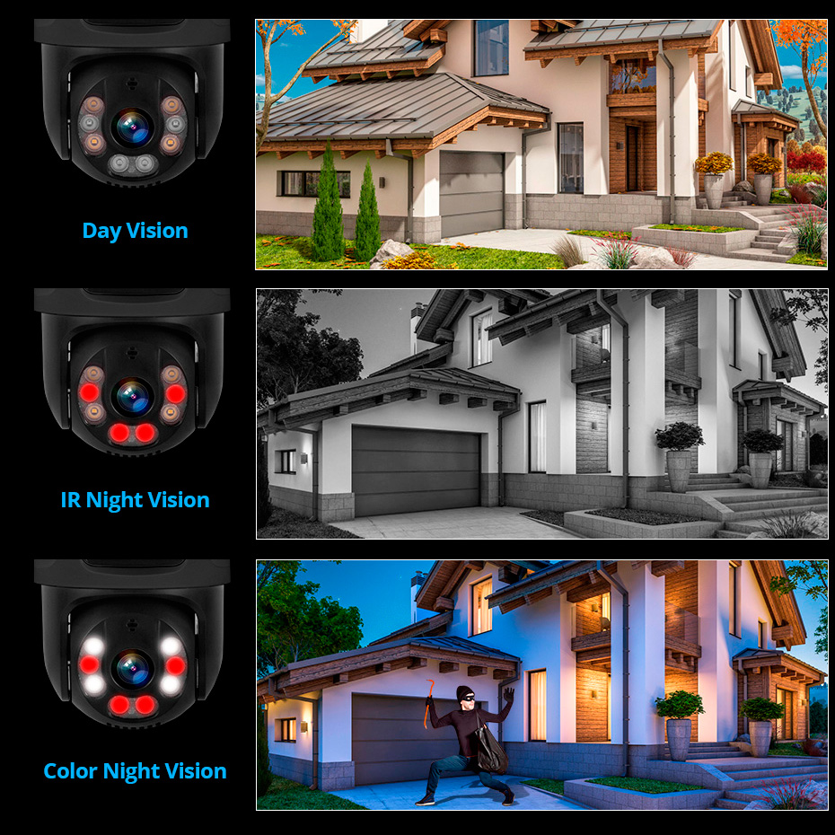 KERUI 6MP Full HD Dual Lens PT - Nvr Kit 4 Camera 5Mp Poe recensione e prezzo