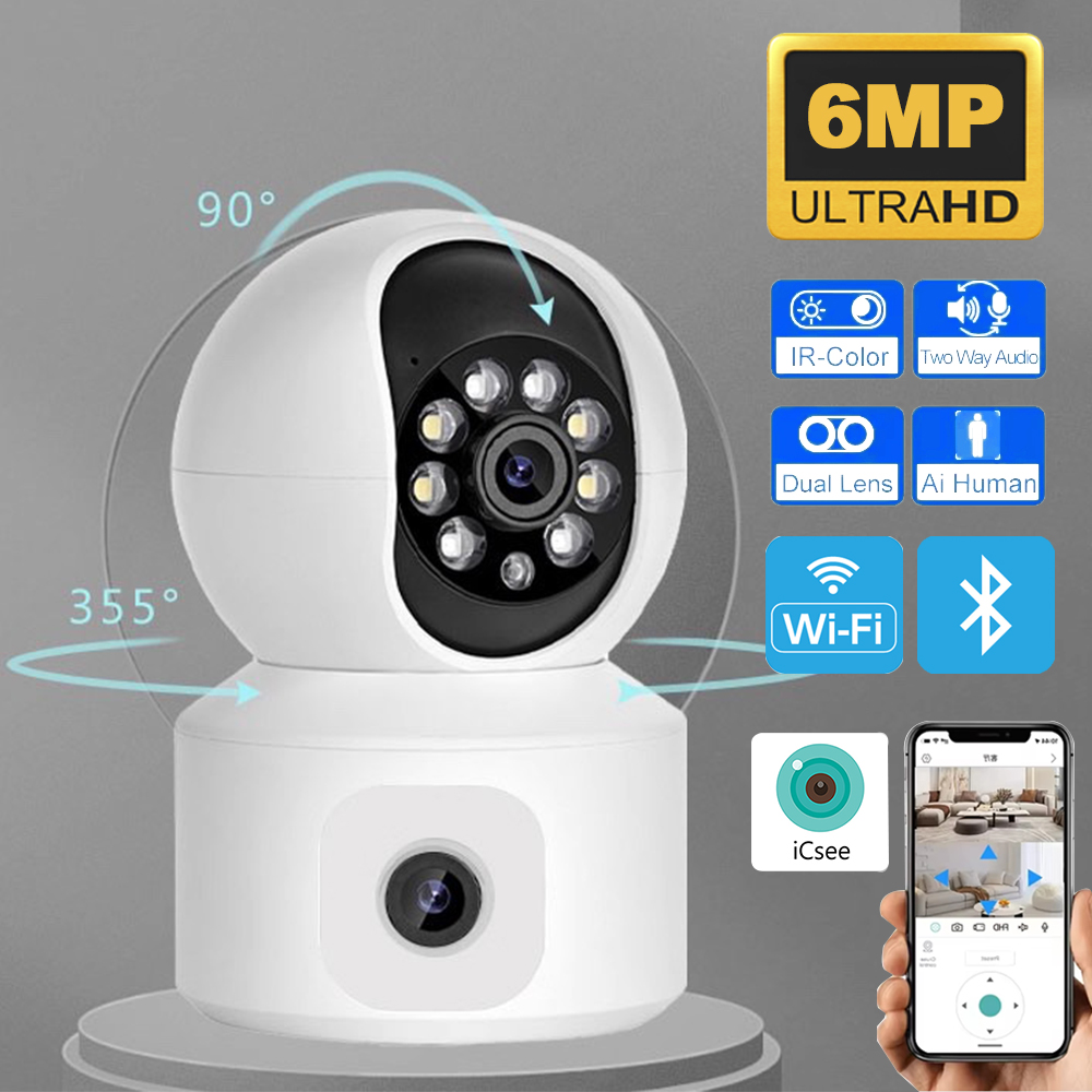 Telecamera IP WiFi ICSEE 6MP a - Cctv Camera System 8 Camera Wireless recensione e prezzo