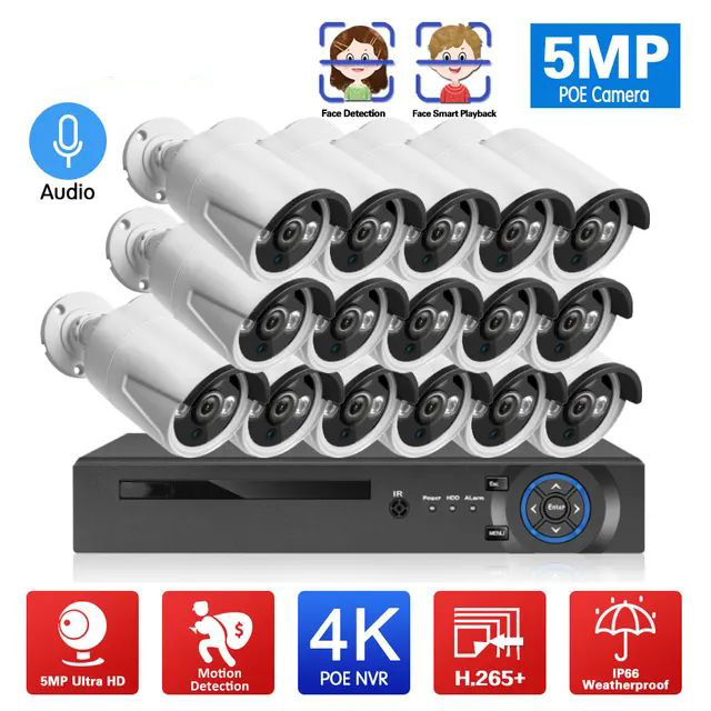 Sistema di Telecamere di Sicur - Nvr Kit 4 Camera 5Mp Poe recensione e prezzo