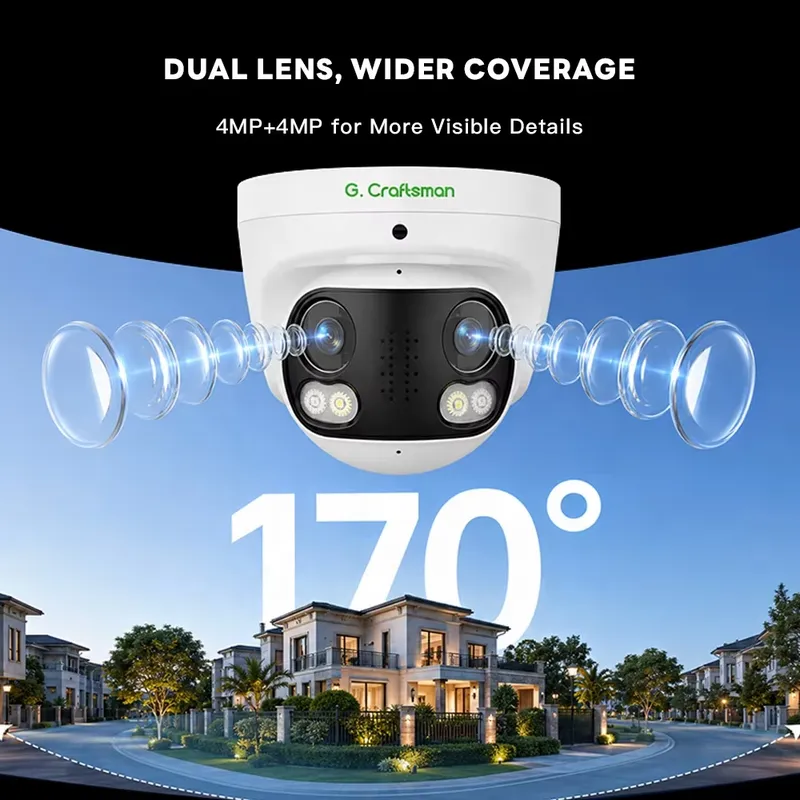 Telecamera Dome Panoramica GA- - Cctv Camera 180 Degree Panoramic recensione e prezzo