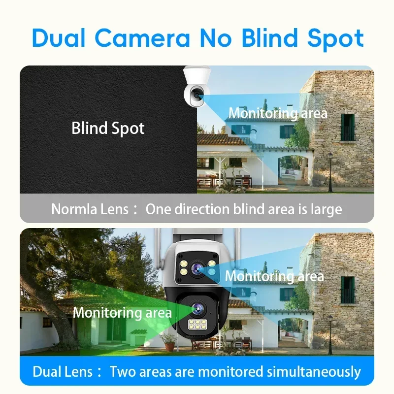 Telecamera IP WIFI 8MP 4K PTZ  - Cctv Camera System 8 Camera Wireless recensione e prezzo