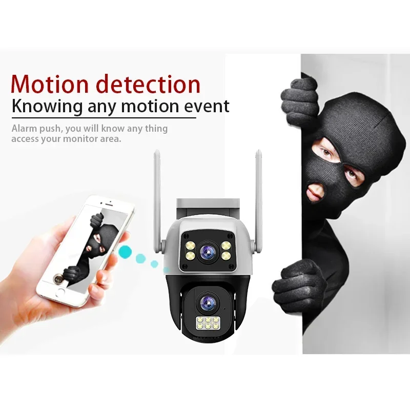 Telecamera IP WIFI 8MP 4K PTZ  - Cctv Camera System 8 Camera Wireless recensione e prezzo