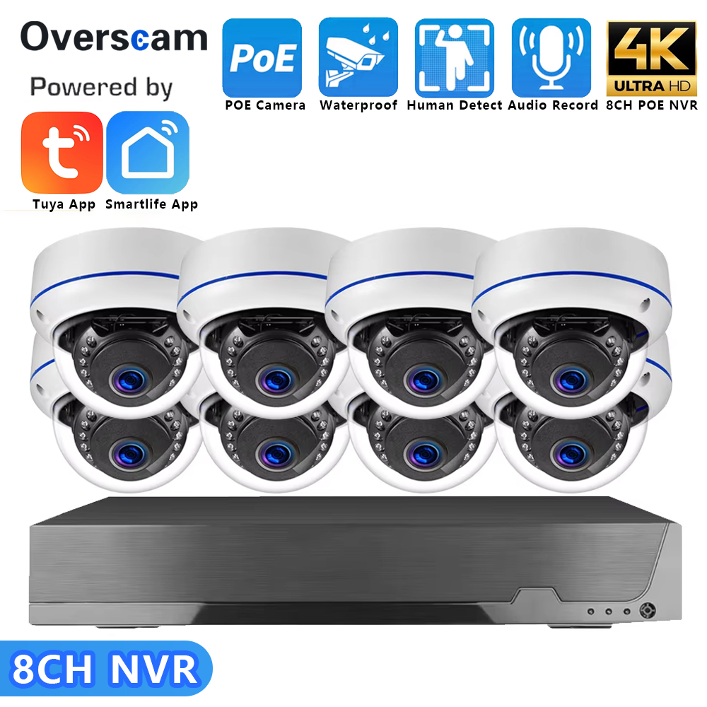 Sistema di telecamere di sicur - Cctv Nvr System 8 Channel 4K Poe recensione e prezzo