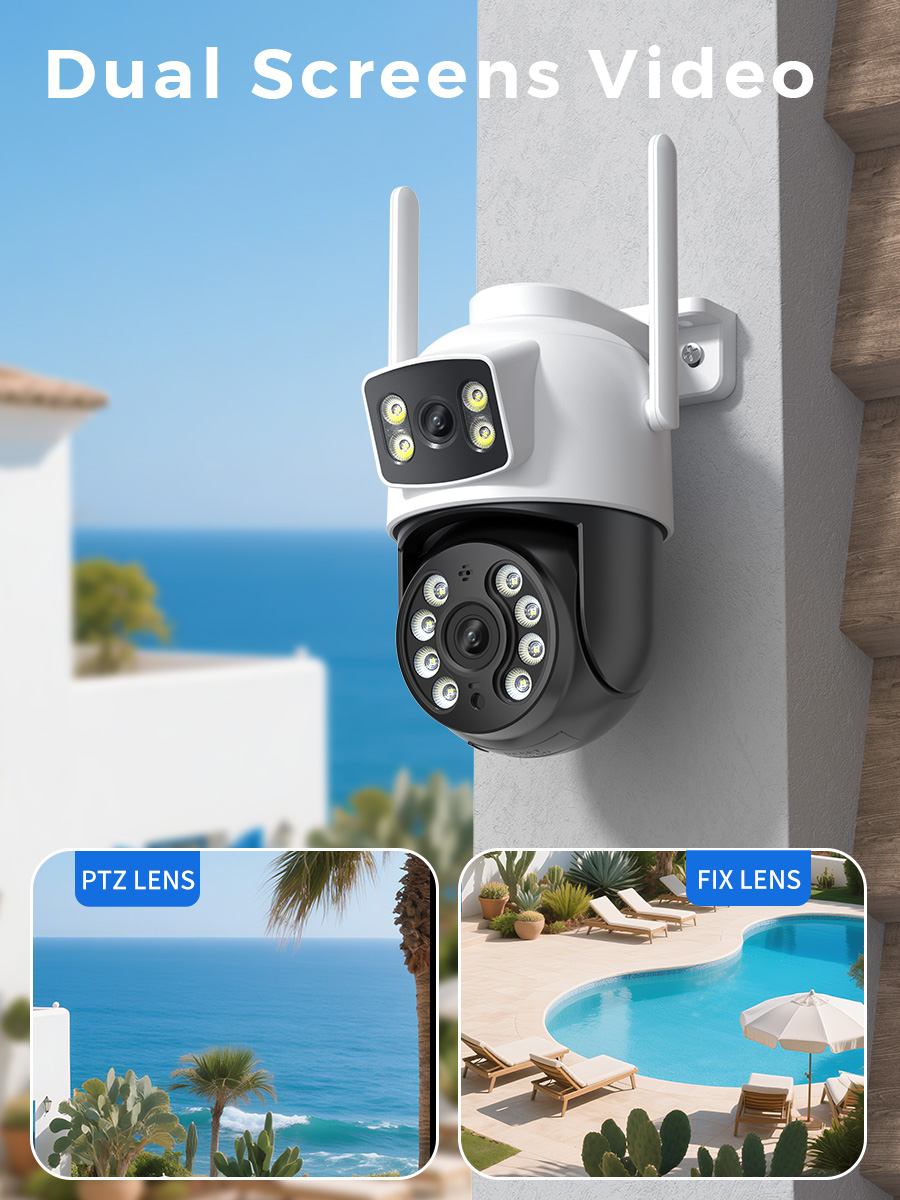 BESDER 8MP IP Camera PTZ Auto  - Cctv Camera System 8 Camera Wireless recensione e prezzo