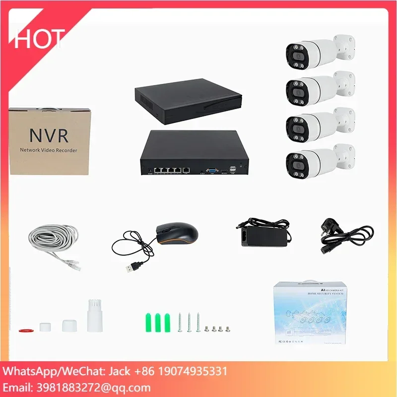 Kit NVR 4CH con Rilevamento Um - Nvr Kit 4 Camera 5Mp Poe recensione e prezzo
