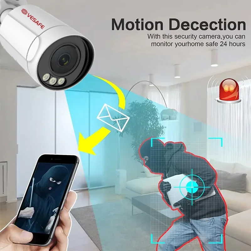 VESAFE Kit di Sorveglianza Est - Nvr Kit 4 Camera 5Mp Poe recensione e prezzo