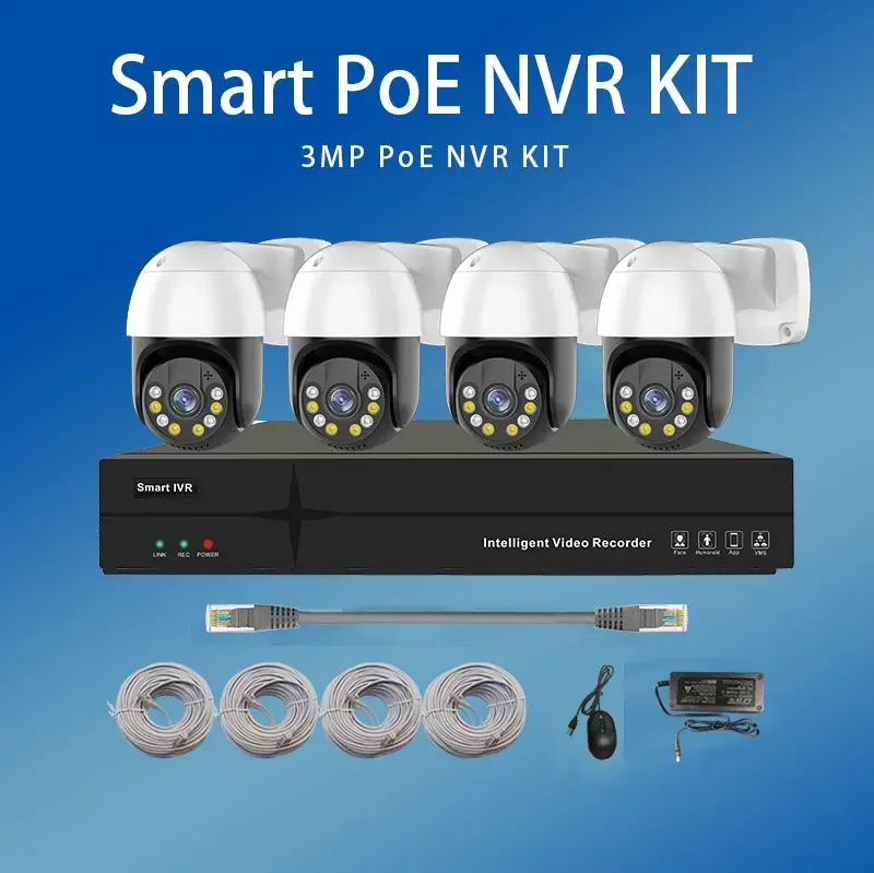 Set di Telecamere IP Dome a 4  - Nvr Kit 4 Camera 5Mp Poe recensione e prezzo