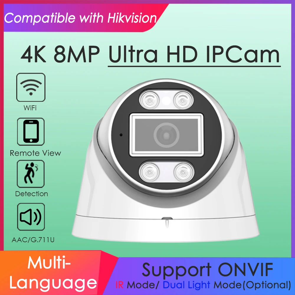 Telecamera IP wireless Wifi 4K - Hikvision Ip Camera 8Mp Dome recensione e prezzo