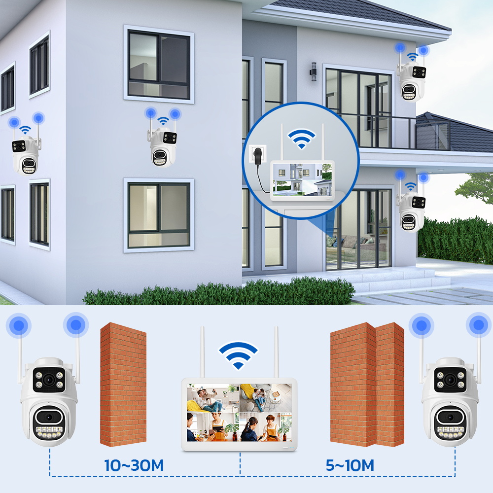 Sistema CCTV Wireless Kit tele - Cctv Camera System 8 Camera Wireless recensione e prezzo