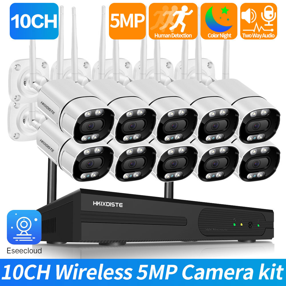 Plug and Play 8CH 10CH Audio 5 - Cctv Camera System 8 Camera Wireless recensione e prezzo