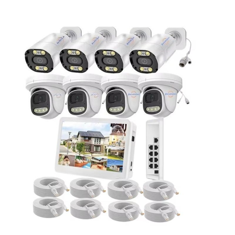 Kit NVR POE con 4 Telecamere D - Nvr Kit 4 Camera 5Mp Poe recensione e prezzo