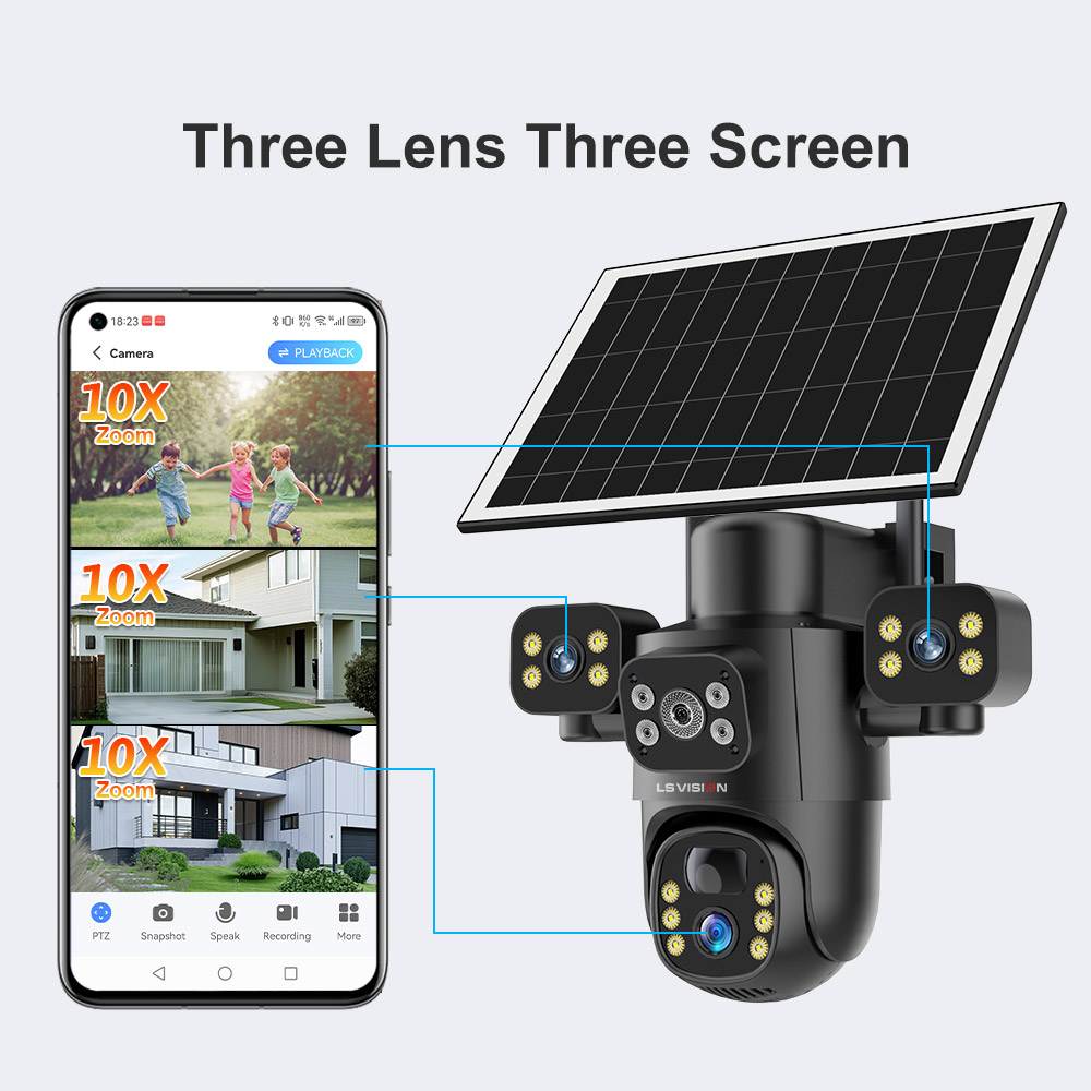 LS VISION 4G / WiFi Telecamera - Security Camera System Solar 4G recensione e prezzo